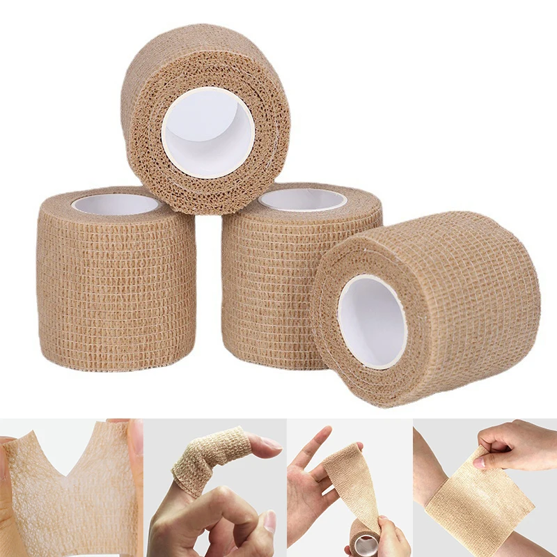 

Non-woven Elastic Sport Self Adhesive Elastic Bandage Wrap Tape Elastoplast For Knee Finger Ankle Palm Shoulder Support Pads