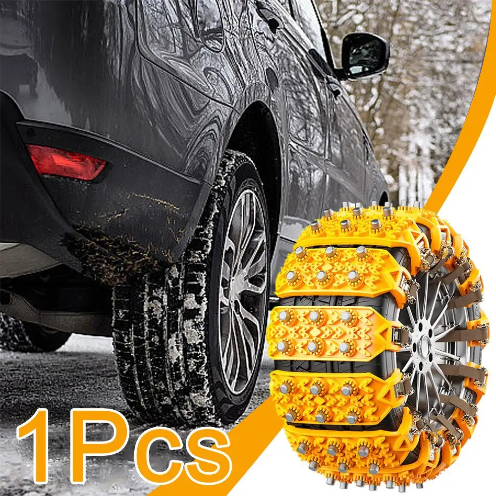 Rubber High-end Anti-skid Chain No Need For Jack Car Tires Sediment Beef Tendon Snow Tires Cleaning And Maintenance Snow Ch C7S6