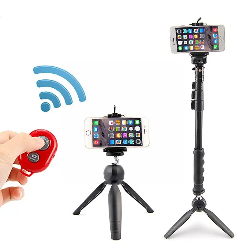 Bezprzewodowy pilot Bluetooth Selfie Stick Telefon komórkowy bez baterii Losowy kolor Selfie Shooter Migawka dla Tik Tok Q6I1