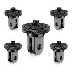 1/4 Screw Converter Action Camera Gopro Accessories for Gopro 12 11 10 9 Eken Sjcam Insta360 X2 X3 X4 R DJI Mini Tripod Adapter