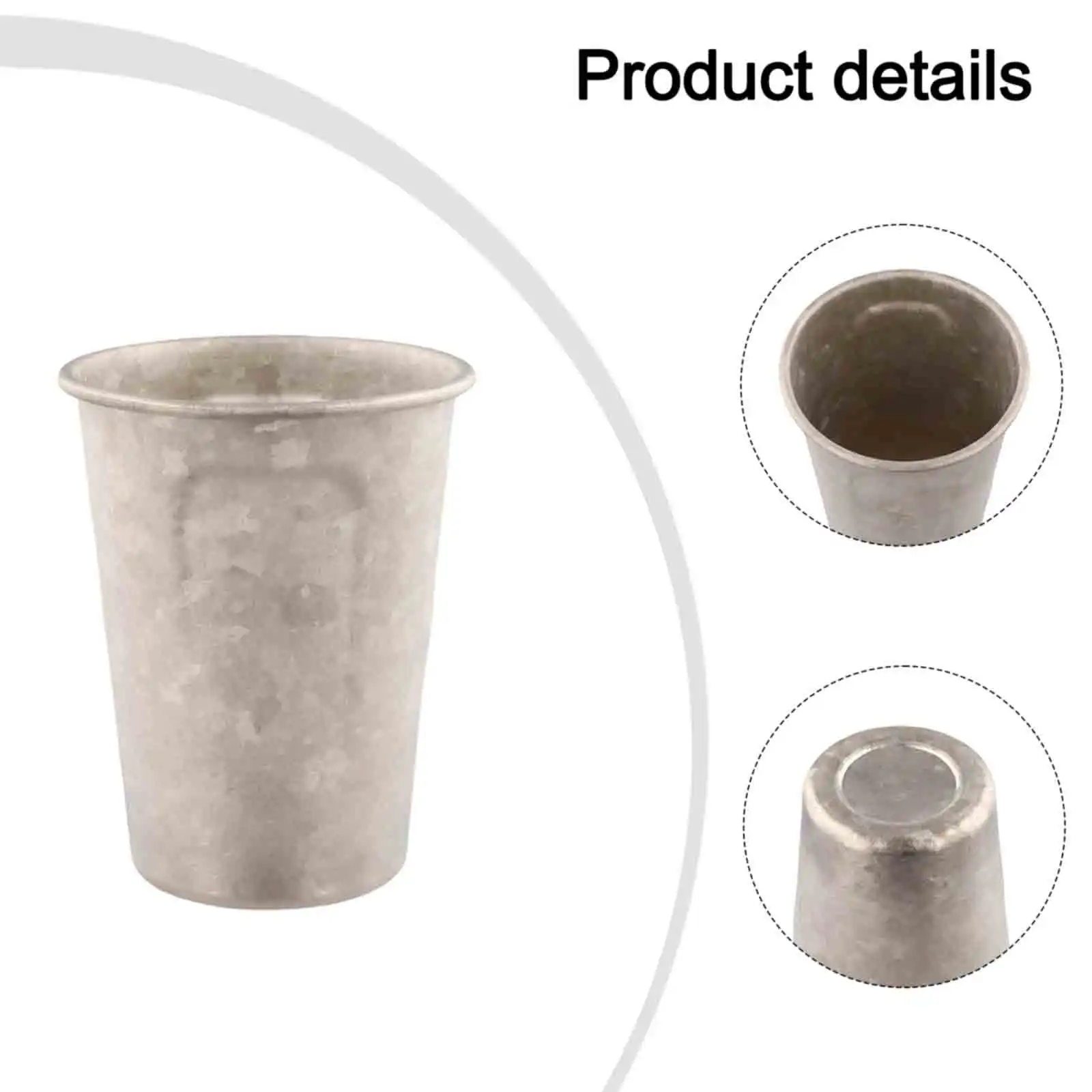 Non-slip Picnic Beer Cup Coffee Approx. 109*86*86mm Ti Cup Stackable And Easy To Store for versatile Beverage Holder