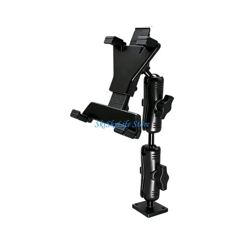 E65E Foldable Tablet Holder and Phone Mount for 5 to 12.9Inch Car Wall Desk Viewing