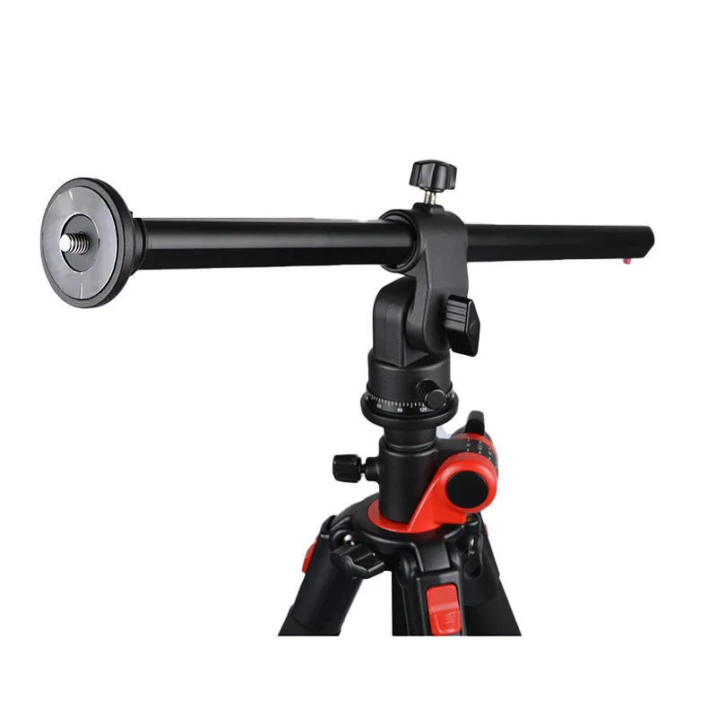 

Rotatable multi-angle tripod center part with locking system
