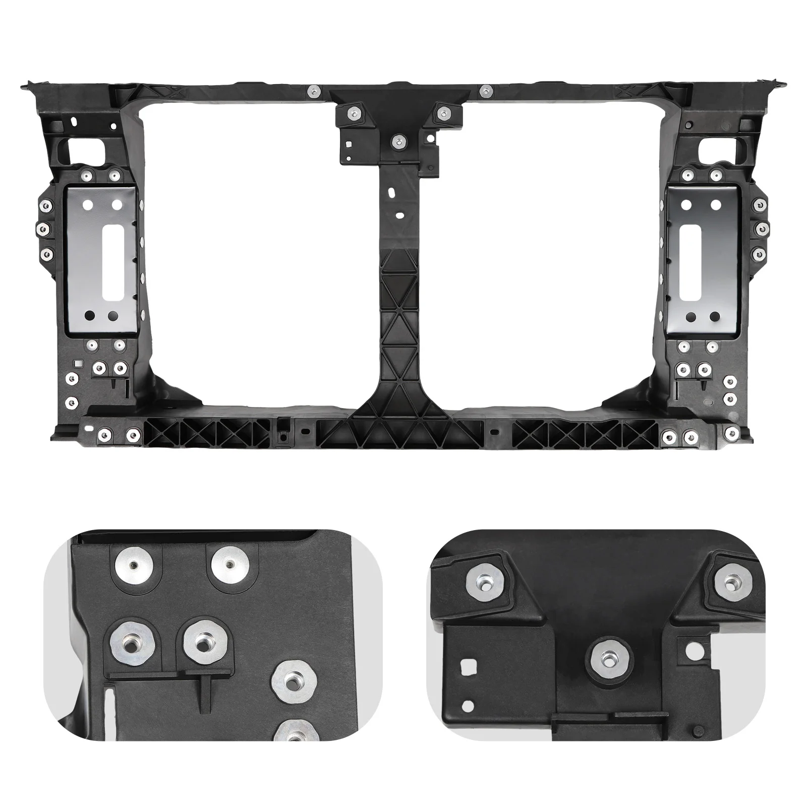 Radiator Core Support Bracket Assembly Compatible with 2014 2015 2016 2017 - 2021 Infiniti Q50 Black  Bracket Car Accessories