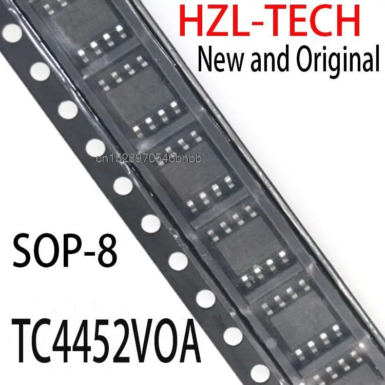 5PCS New and Original  SOP-8 TC4452 SOP8 TC4452V SOP TC4452VOA