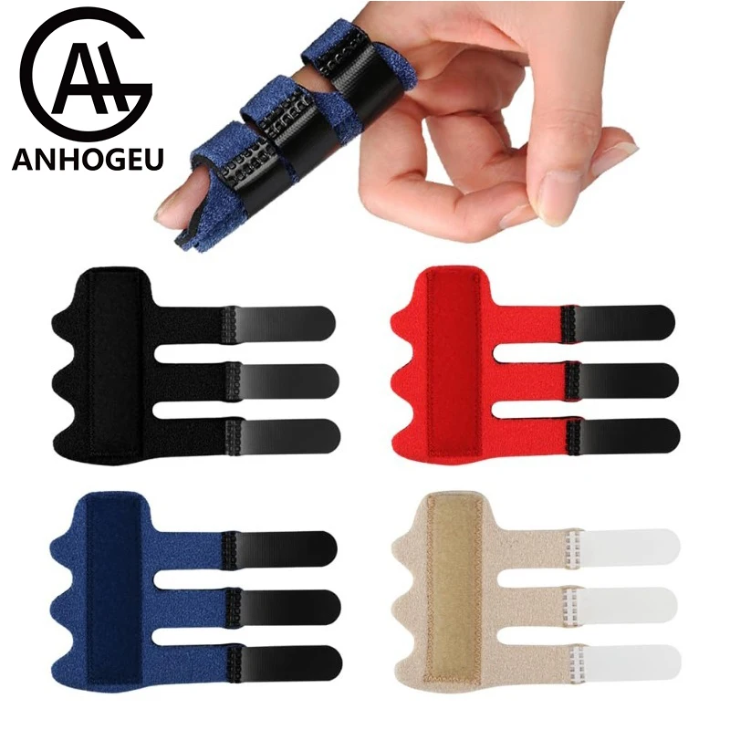 Pain Relief Trigger Finger Fixing Splint Straighten Brace Adjustable Sprain Dislocation Fracture Finger Splint Corrector Support