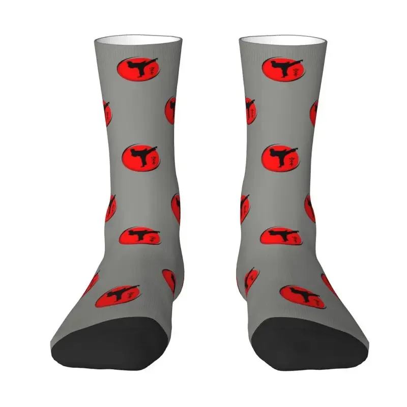 

Fun Print Karate Lifestyle Socks for Women Men Stretch Summer Autumn Winter Martial Arts Crew Socks