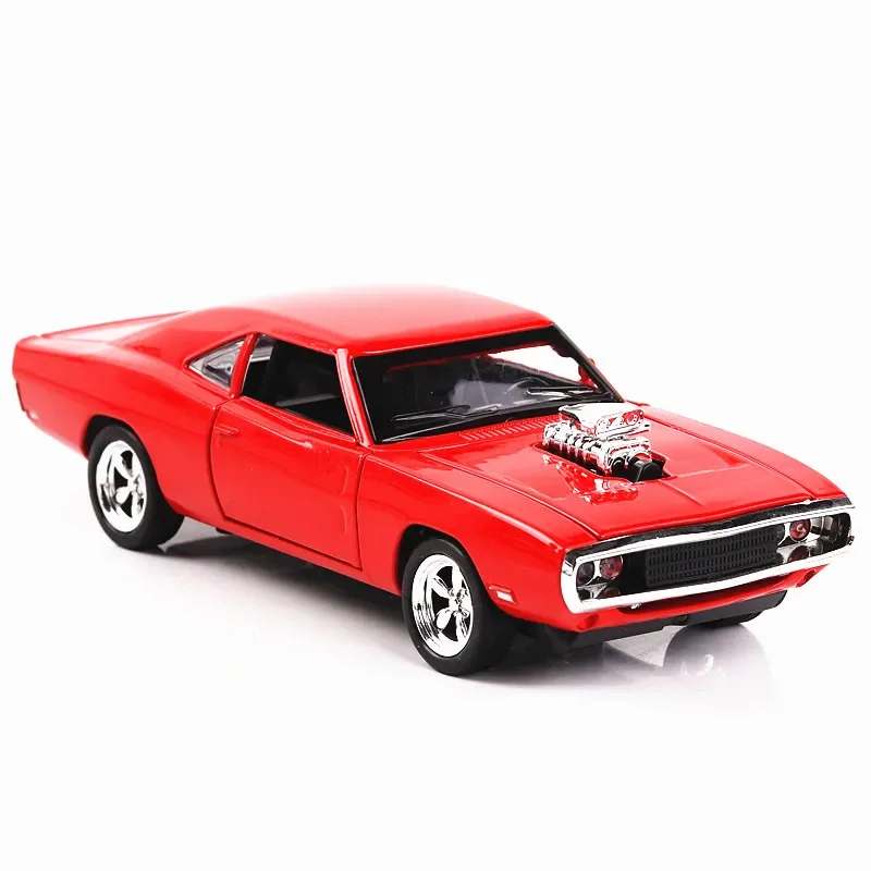 [CubeFun] escala 1:32 CHARGER 1970 aleación Diecast modelo coche tirar hacia atrás Mini vehículos juguetes para niños colección de amantes