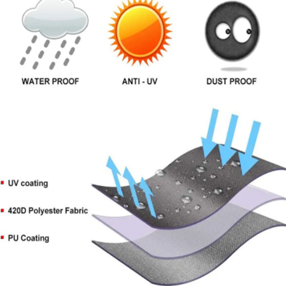 في الهواء الطلق سوينغ كرسي معلق قشر البيض غطاء غبار البوليستر الأشعة فوق البنفسجية حماية غطاء عالمي حديقة مقاوم للماء الغبار كوف #5