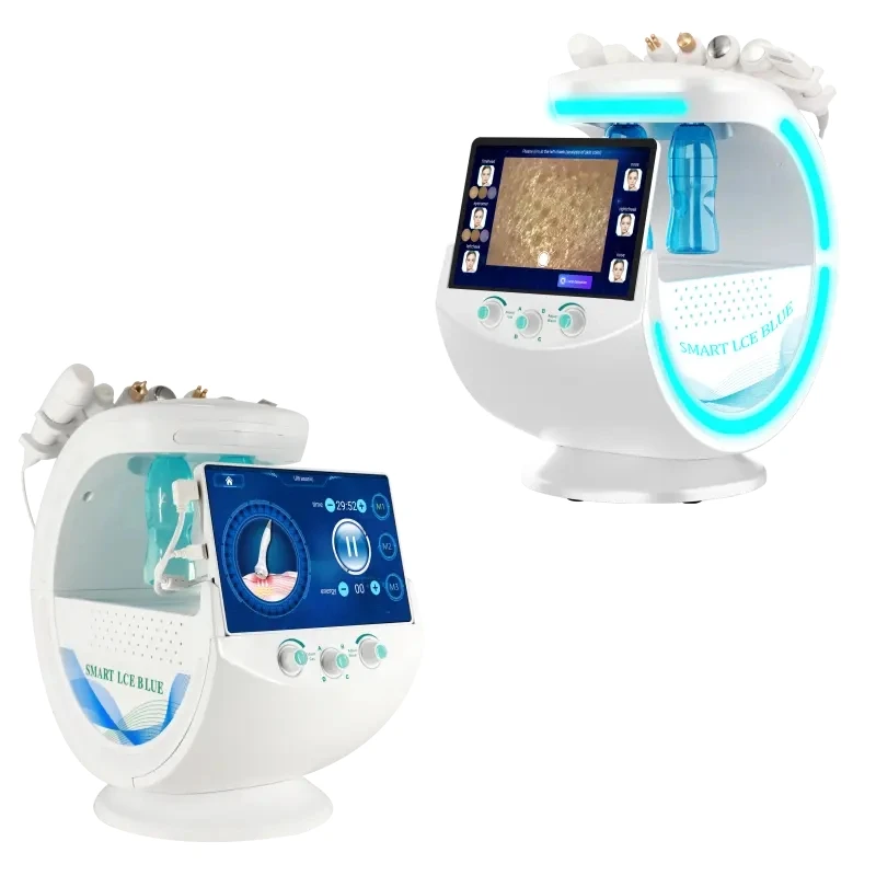 Professional 7 in 1 Hydro Facial Machine Ultrasonic Skin Rejuvenation Dermabrasion Hyperbaric Oxygen Facial Device for Beauty