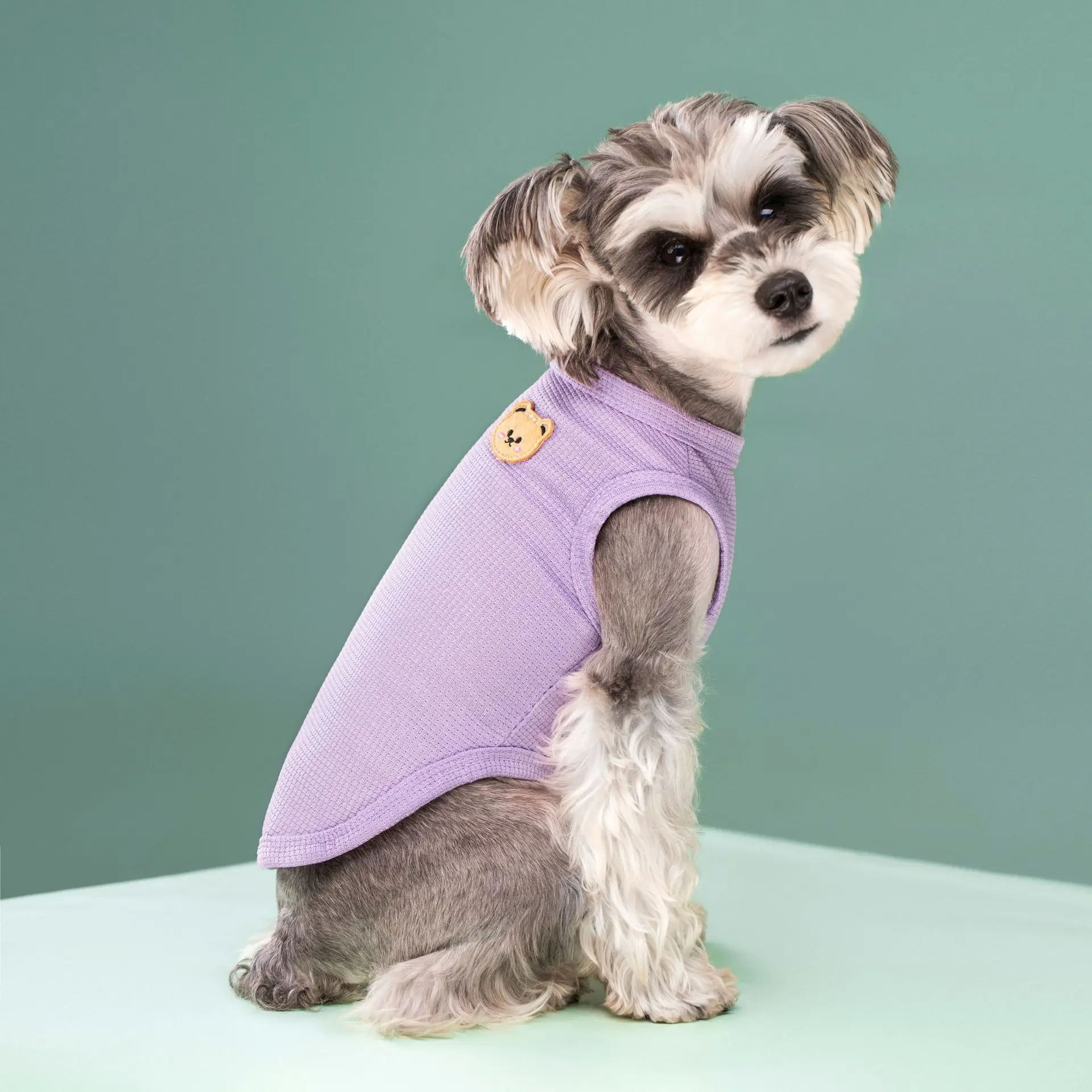 Dog Clothes for Small Dogs Summer Pet Dog Cooling Vest Puppy Clothing Solid T-Shirt Waffler Pet Apparel Chihuahua Dog Costume