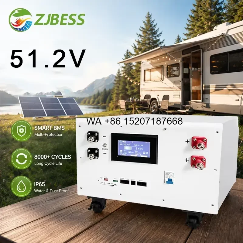 Wmwmnu for Solar Energy Storage Battery System 8000 Cycles Residential Backup Power 15kWh Horizontal Lithium