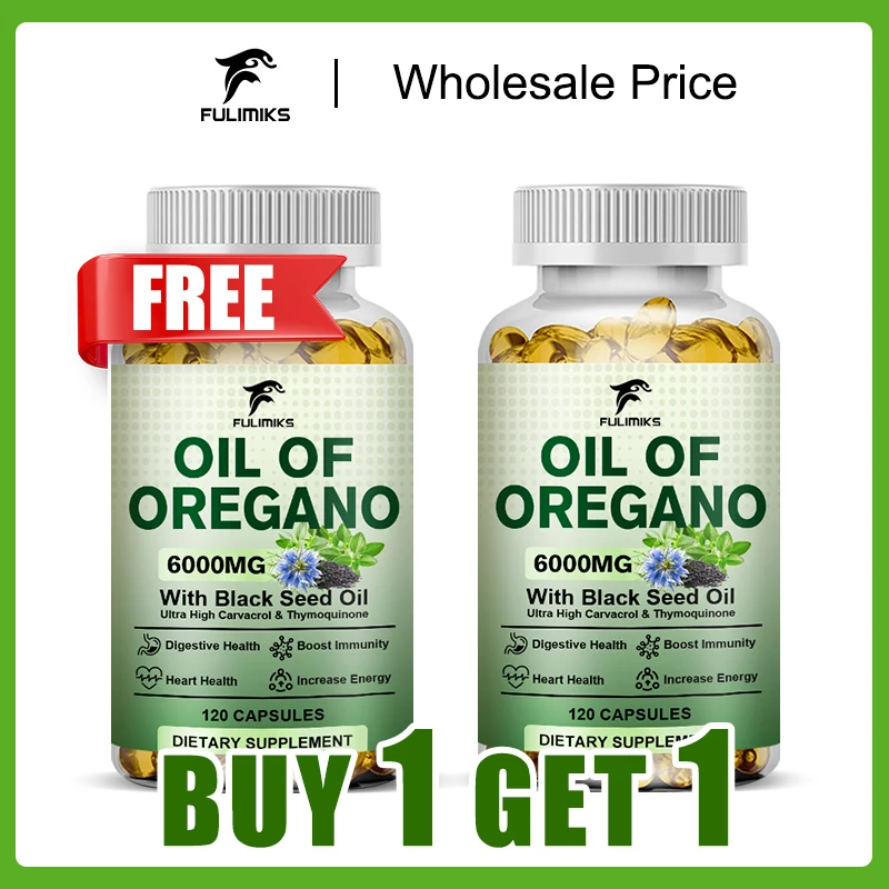 

Купи 1, получи 1 бесплатно! Капсулы с натуральным маслом орегано, для поддержки иммунитета, здоровья пищеварения, способствуют поддержанию общего самочувствия