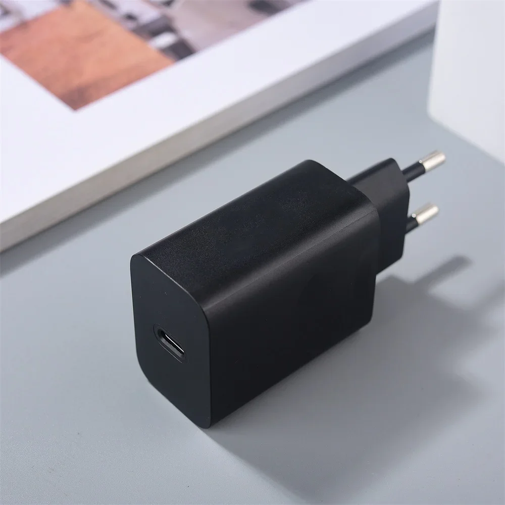 For Motorola 30W PD USB-C Turbo Fast Charger EU Plug Power Adapter 1M USB C To Type C Cable For Moto Razr 2 Edge+ E5 Plus Z2 Z3