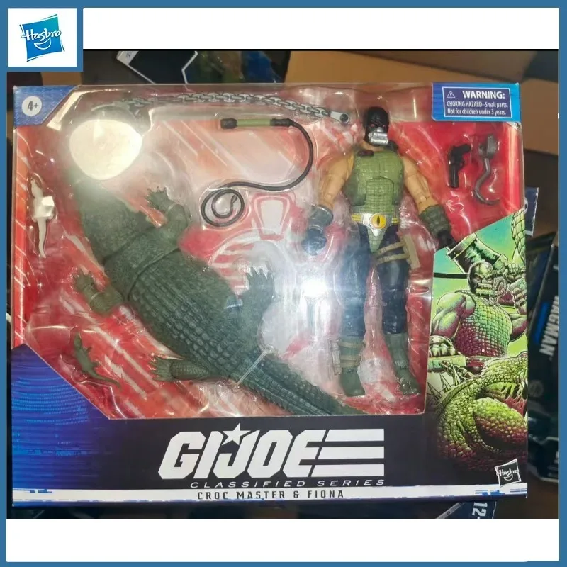 

Hasbro Genuine G.I. Joe Croc Master G Fiona 6 Inches Action Figure Toys for Boys Girls Kids Gift Collectible Model Ornaments