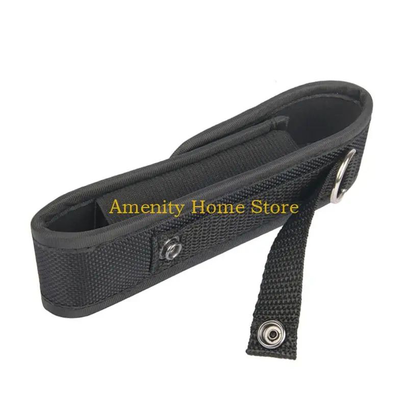 F26C Nylon Fabric Flashlight Bag Waterproof Design For Outdoor Tool Storage