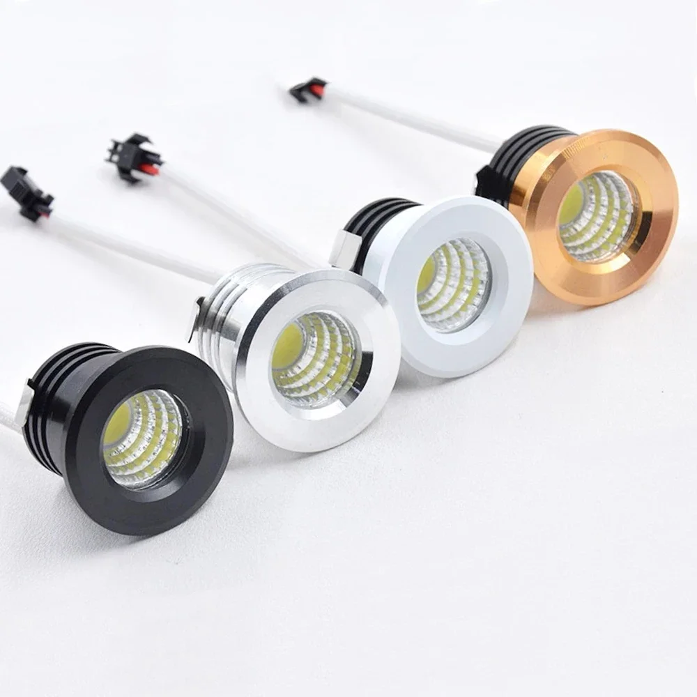 

3W MINI LED Spot Light Downlight COB Led Spot 110V 220V Indoor Spotlight for Ceiling Cabinet Showcase Loft Decorations