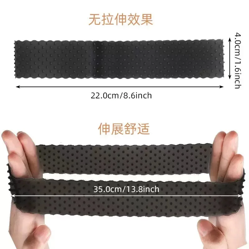 Silicone elastic wig grip headband with 2 bags 4pc HD wig cap for lace frontal wig non-slip headband 3 color Elastic anti slip