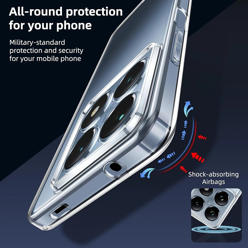 حافظة من السيليكون الناعم الرقيق للغاية لهاتف Xiaomi Mi 15 14 14T 13 13T 12 12T 12X 12S 11 11i 11X Pro Ultra Lite غطاء خلفي من البولي يوريثان #4