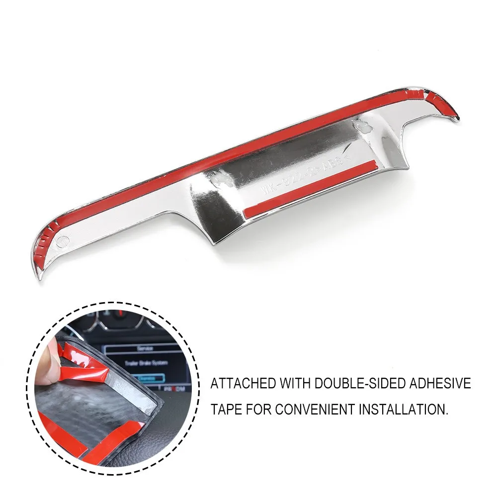 1 مجموعة لفورد F150 2015 2016 2017 2018 2019 4 الباب الخارجي مقبض الباب غطاء إطاري الكسوة ABS واقية ملصق الملحقات