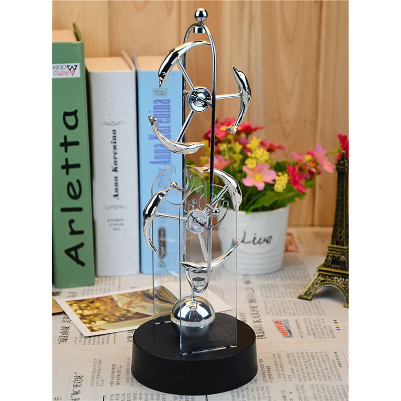 أداة الحركة الدائمة للديكور المنزلي سطح المكتب نموذج دائم زينة المكتب تصميم الكرة الأرضية الدوارة للطلاب #4