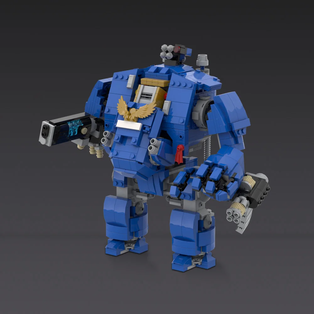 Moc robôs mecânicos uller kit fox battlemechs modelo blocos de construção primaris redemptor dreadnought mech robô tijolos brinquedo presente