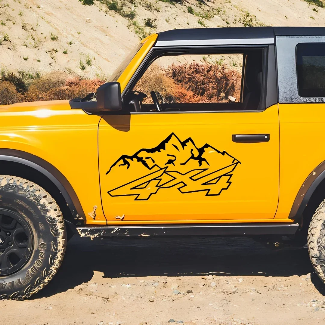 4X4 Mountain Offroad Car Stickers Automobile Motorbike Trucks Windows Bumper Waterproof Decal Auto Accessories