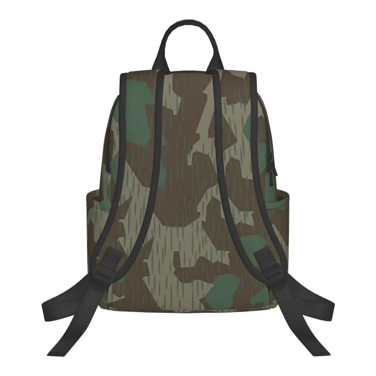 WW2 Germany Military Splinter Camo Splittertarn Camouflage Backpack School Bag Hiking Travel Daypack  Bookbag Shoulder Bags