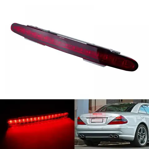 메르세데스 벤츠 SL R230 2001-12용 후방 하이 레벨 세 번째 LED 테일 브레이크 라이트 레드