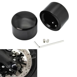 Motorcycle Front Axle Nut Bolt Cover Guard Cap For Harley Sportster 883 XL1200 X48 Custom Vehicle Operations V Rod VRSCSE