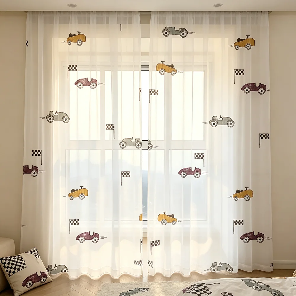 2 шт. прозрачных штор с принто – обзор и цена Curtain Rods
