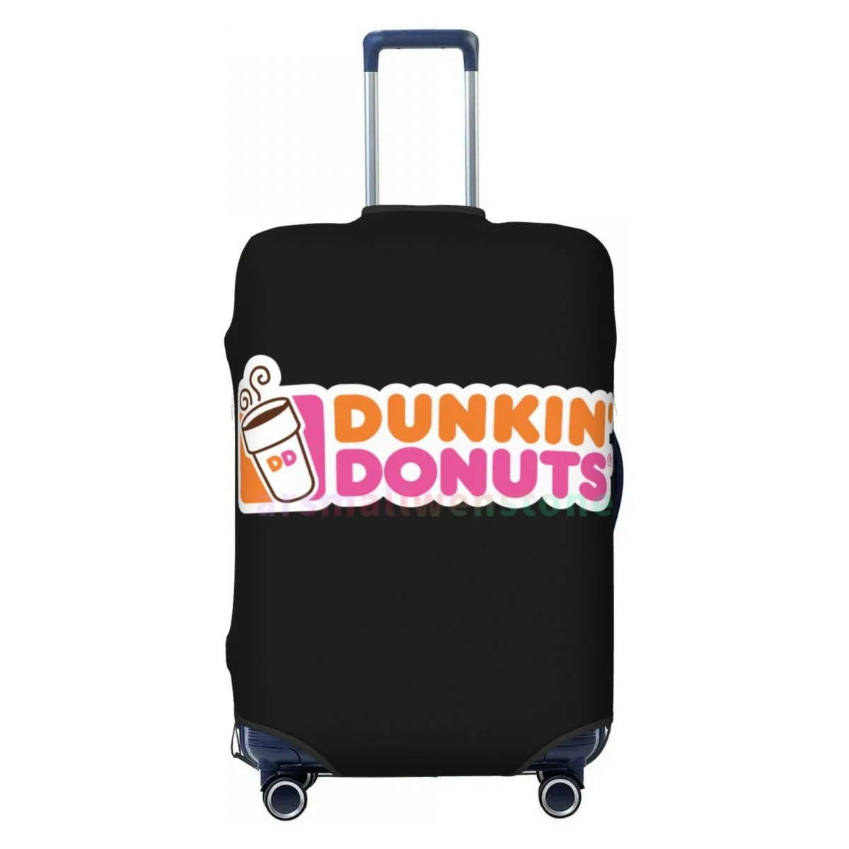 Dunkin Donuts Logo Luggage Cover Suitcase Protector Thicken Elasticity Dust Covered Anti-scratch Protective Case 18-32 Inch