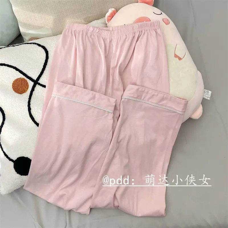 Kawaii Pajamas Sanrio Hello Kitty Pachacco Kt Cat Pajamas Female New Hellokitty Long-Sleeved Student Cute Home Wear Set