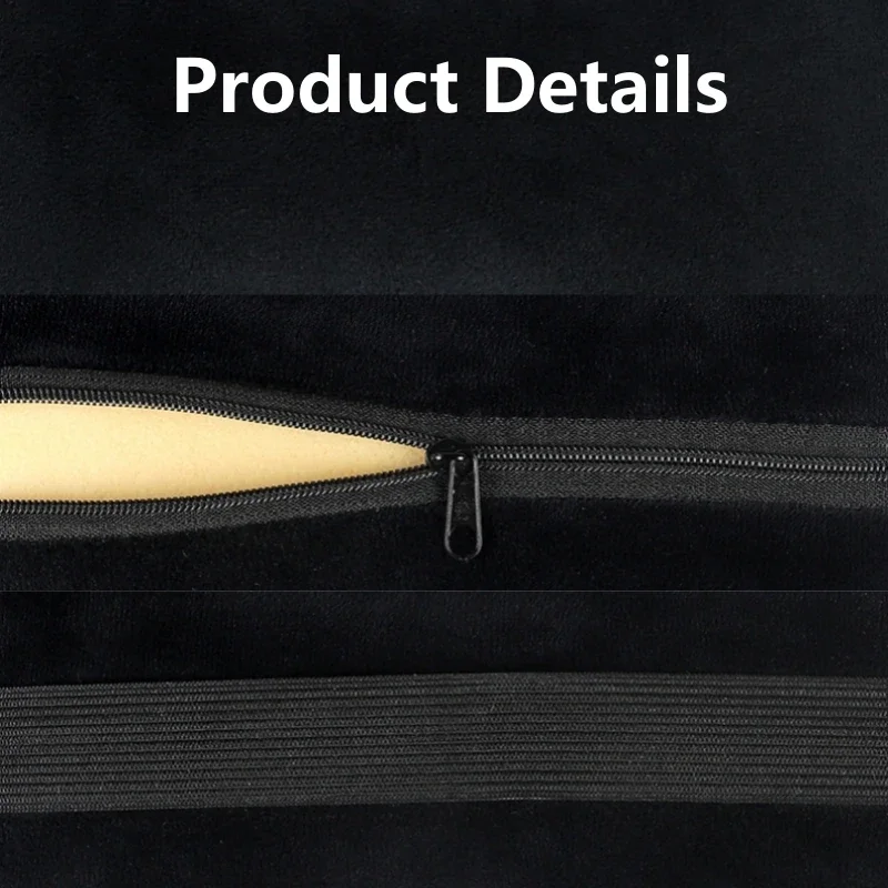 Car Neck Headrest Pillow High-resilience Memory Foam Seat Neck Pillow Breathable Velvet Head And Neck Support For Sleep Pillow