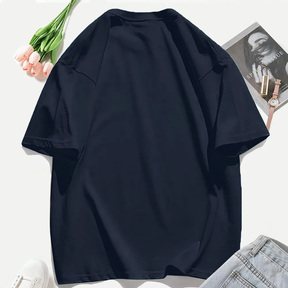 Not Fast Not Furious Sloth Print T-Shirts Womens Summer Cotton Tops Loose O-Neck Comfortable Short Sleeve Casual Woman Clothes