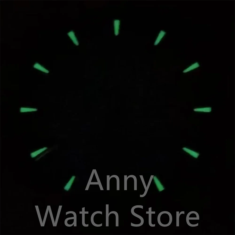 33.5mm Watch Dial 6o'clockSunburst Gradient Black Ocean Blue Red Dial Luminous Suitable For NH35 Movement Watch Accessory view 4