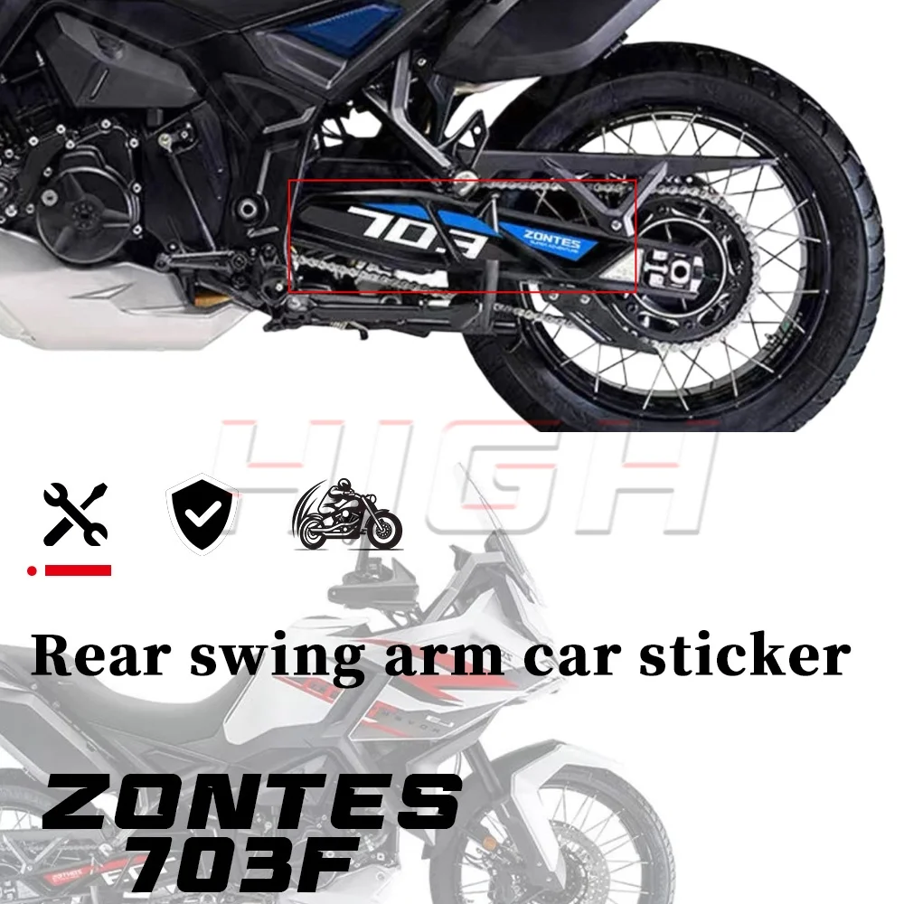 FOR ZONTES 703F Swingarm Protection Sticker Waterproof UV Print Decal Tuning Parts