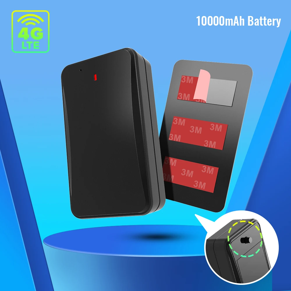 4G الأصول تتبع نظام تحديد المواقع جيمي LL301 تسجيل درجة الحرارة إدارة الأسطول اللاسلكية 10000mAh مقاوم للماء جهاز تعقب GPS للسيارة
