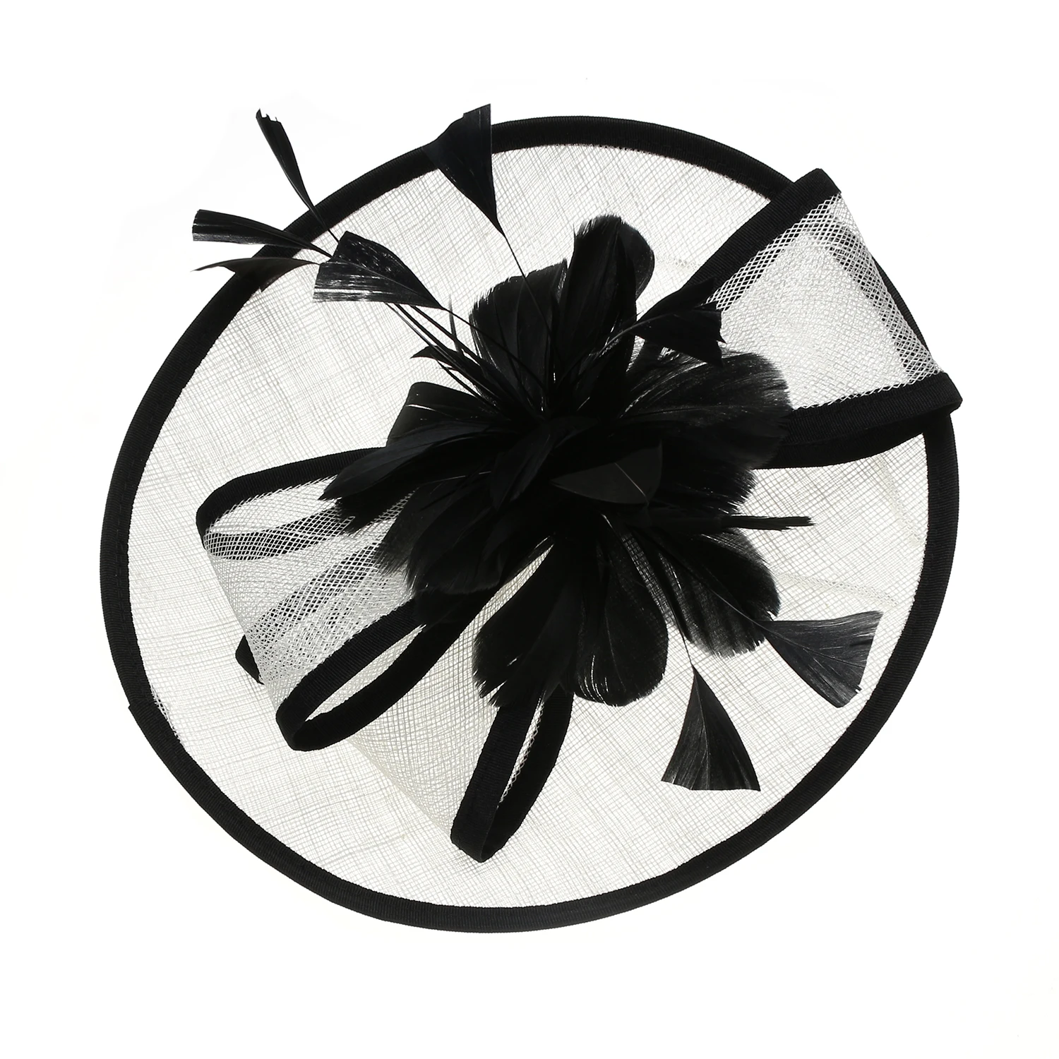 Chá Festa Fascinator Kentucky Feather Fedinator, Cocktail Pillbox Hat, Derby Headband com grampo de cabelo, 2023