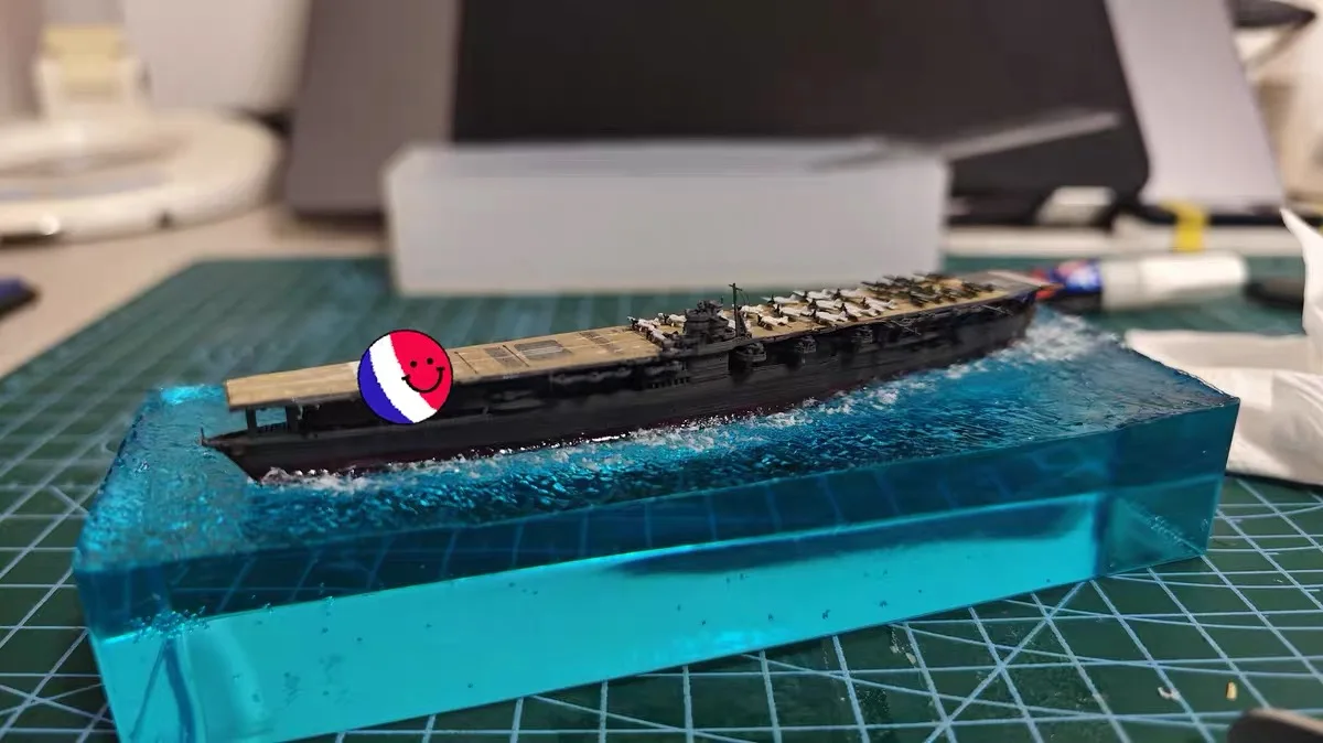 Model Scene Water Feature Paste Simulated Sandbox Water Making Agent Material Military Warship Ship Seawater 3D Printer Parts