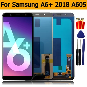 OLED para la pantalla LCD Samsung Galaxy A6+ 2018 para Samsung A6 Plus Conjunto de digitalización de pantalla táctil 2018 A605 A605F A605FN A6050 8 mejores ventas Samsung J600G Pantalla - №5