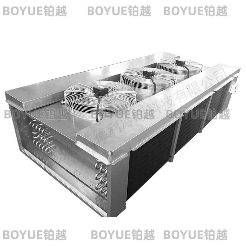 Stainless Steel Double Air Outlet Cooler for Food Medicine Cold Storage Industrial Refrigeration Unit Efficient Cooling