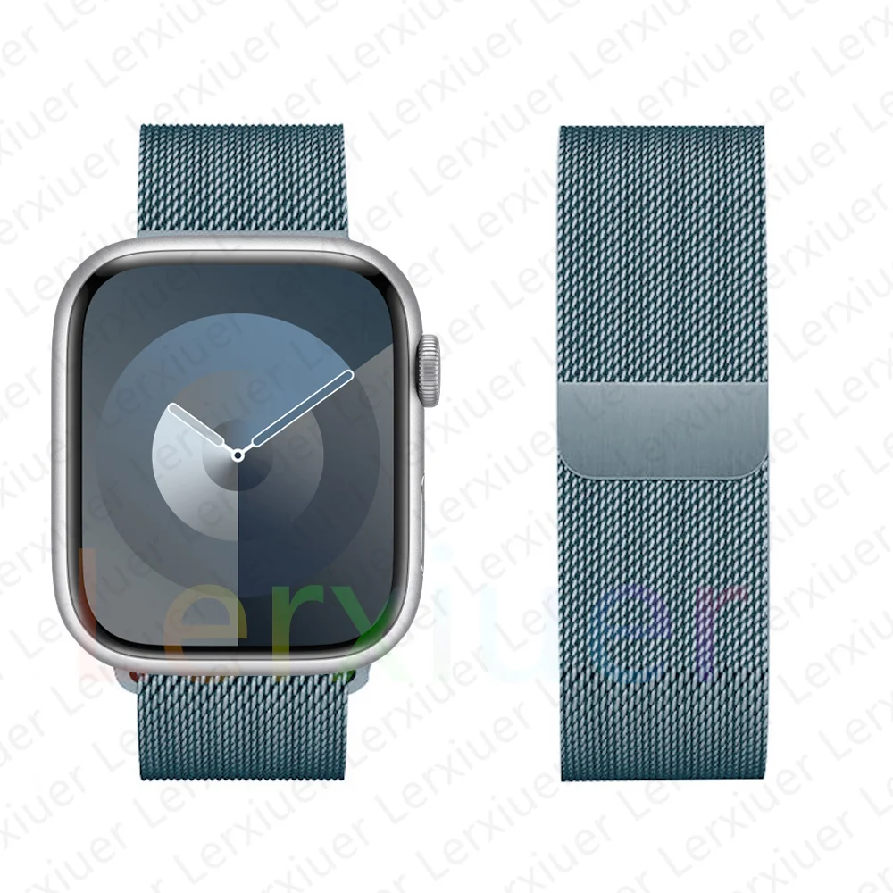 Milanese Loop für Apple Watch Armband 46mm 44mm 45mm 40mm 42mm 41mm 38mm 49mm Armband iWatch Serie 10 Ultra 2 9 8 SE 7 6 5 Band
