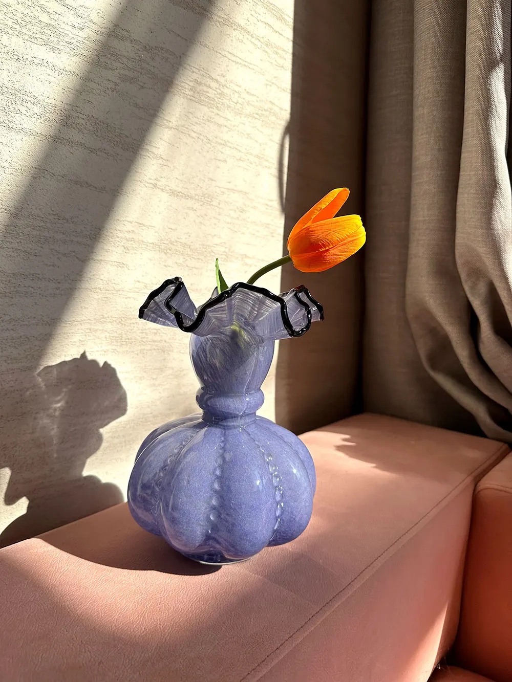 6 Colors Glass Flower Vase Table Hydroponic Vase Crafts Living Room Dining table Home Decoration Centerpiece Rose Arrangement