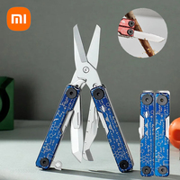 Xiaomi New SWISS TECH 12 In 1 Mini EDC Folding Scissors Multitool Portable Outdoor Camping Survival Equipment Multi-function Set