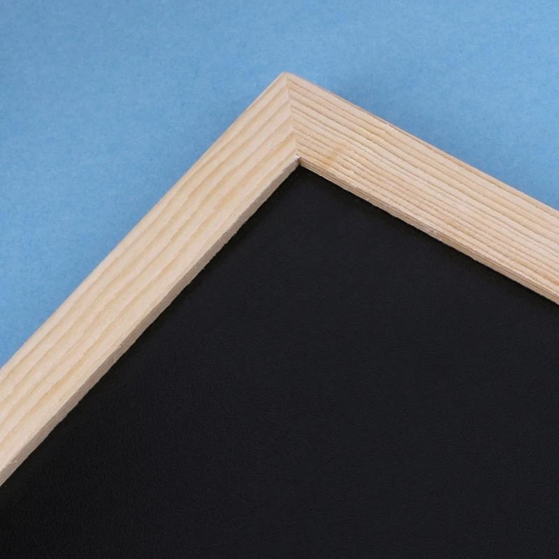 W89C Tabletop Chalkboard مزدوج الوجهين لوحة الرسائل اللوحة الأطفال الأطفال الأطفال