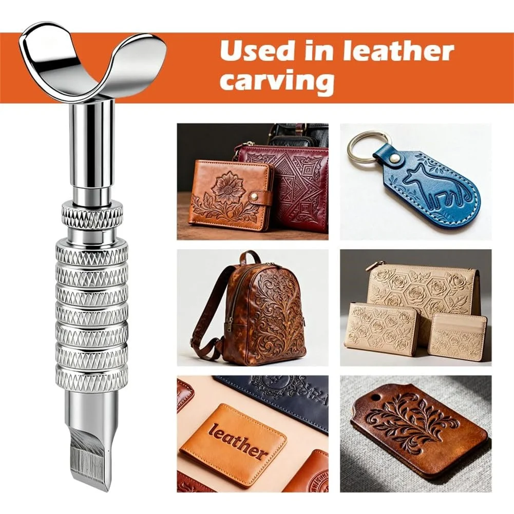 가죽 회전식 칼, 조각 및 스탬핑 도구용으로 조절 가능 - Swivel Knife Tool 리뷰 및 가격