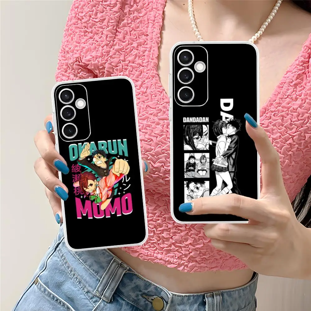 Anime Dandadan Phone Case for Samsung Galaxy S25 S24 S23 S22 S21Plus FE Ultra Soft TPU Clear Shockproof Cover