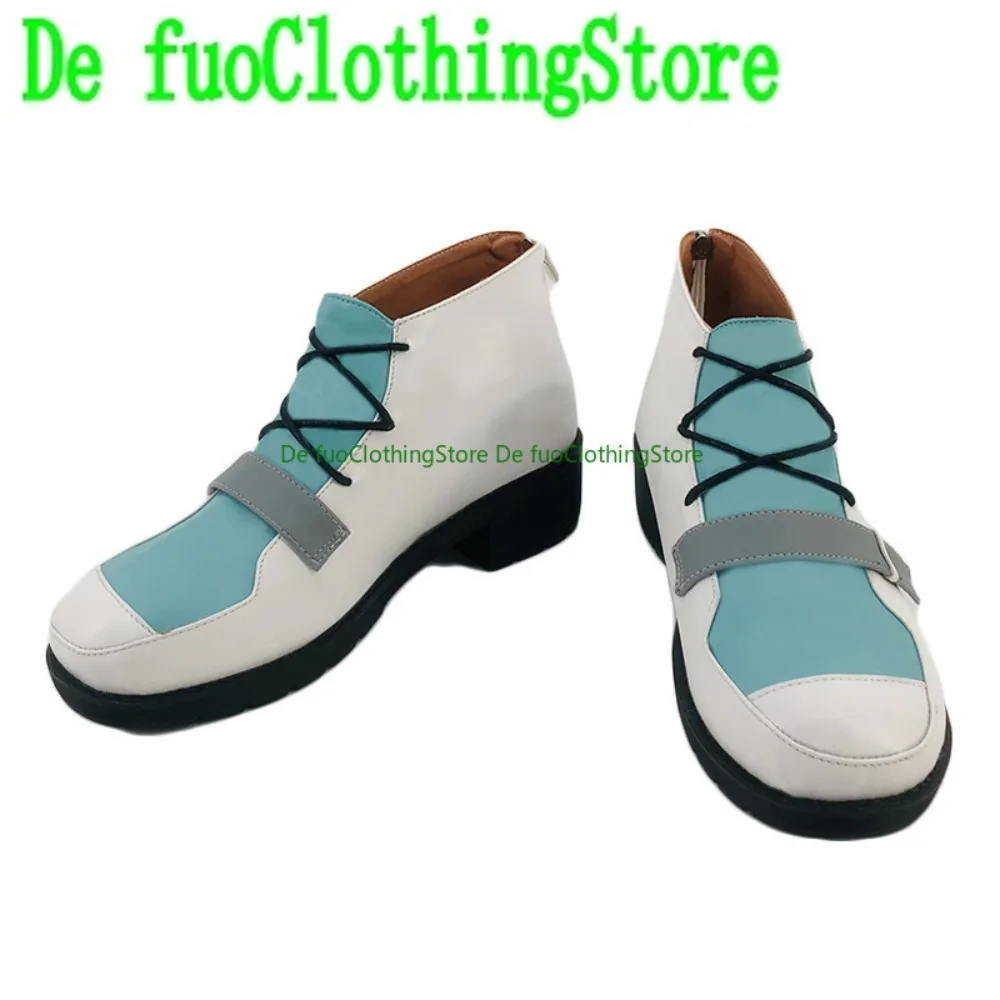 Defuo Hololive Gawr Gura Shark Cosplay Shoes Anime Shoes Anime Game Role-playing Shoes And Boots Halloween Party
