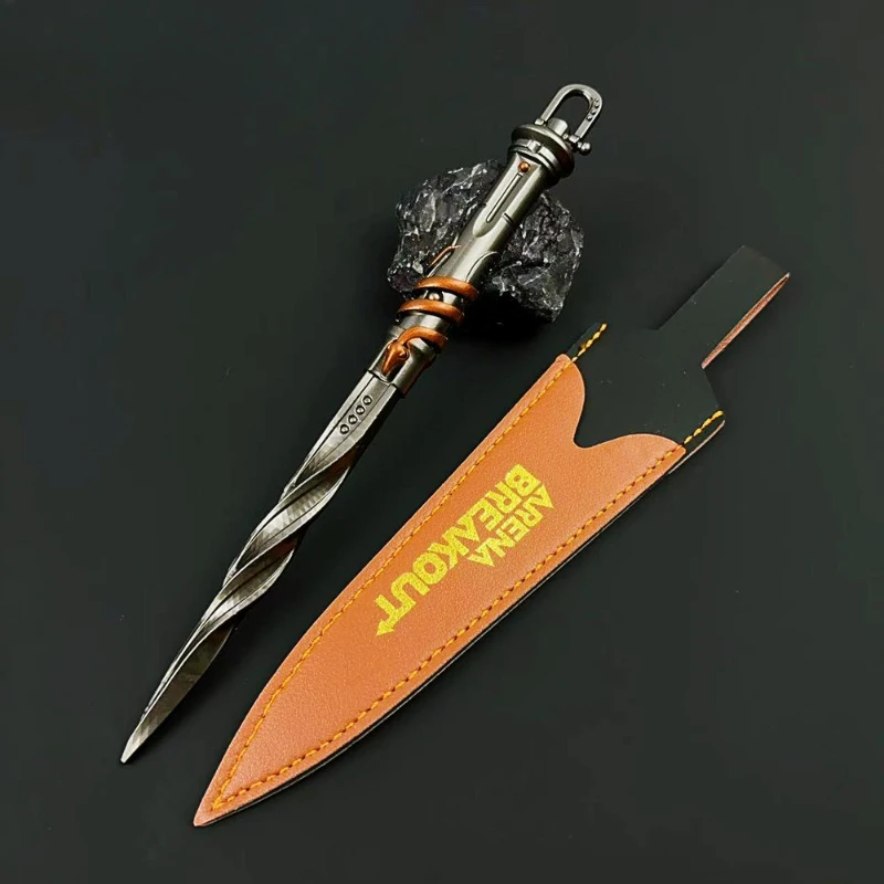 20 cm Arena Breakout Giocattoli tascabili Lame corte Giocattolo tattico in metallo Gioco Display perfoale Modello militare Collezionista Ragazzo Regalo artigianale